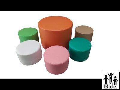 Детская игровая мебель "Веселая компания" нежные цвета