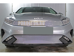 Защита радиатора KIA Cerato 2021- chrome верх PREMIUM