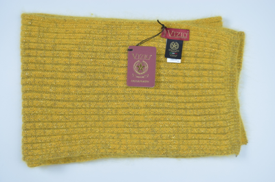 Шарф вязаный лайм Италия