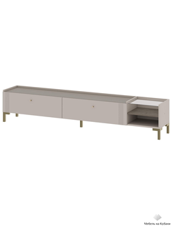 Одетта Тумба для телевидеоаппартатуры ТБ2 Дуб Эндгрей/Меланж