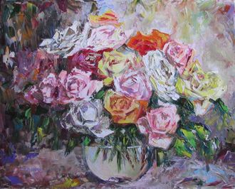 Картина Букет роз Круглова Светлана