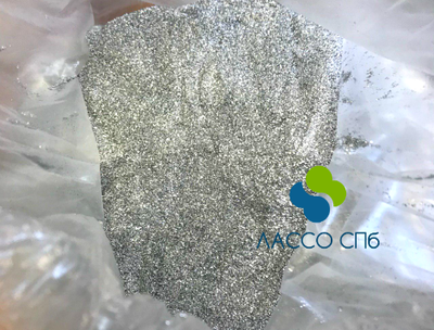 Флейки Серебро глиттер Silver 0,2 мм вес 10 г