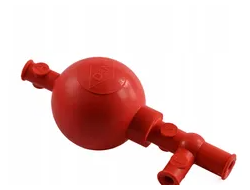 Груша резиновая с тремя клапанами