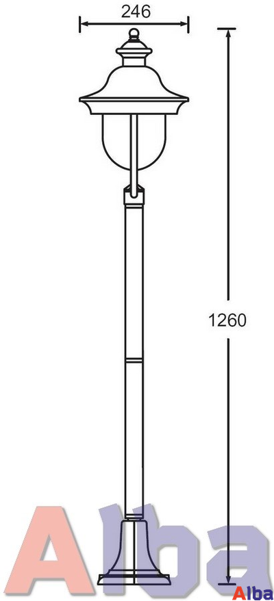 Madrid 84306 Парковый светильник