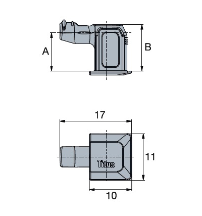 Полкодержатель Titus Shelf Q-peg
