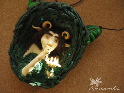 Фавн. Подвеска с фавном - волшебное украшение Винсенто