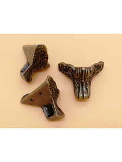 Ножка  для шкатулок, бронза  35*35*25мм