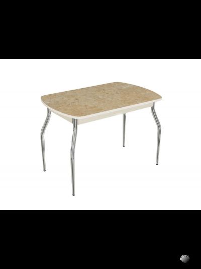 Стол кухонный "Пластиковый", подстолье Изогнутое разные цвета