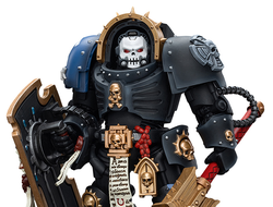 Капеллан-терминатор Ультрамаринов (Warhammer 40k) - КОЛЛЕКЦИОННАЯ ФИГУРКА 1/18 Ultramarines Chaplain in Terminator Armour (JT7080) - JOYTOY