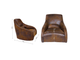Кресло-качалка Ritmo, коллекция Ритм, коричневый купить в Краснодаре