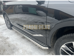 Пороги с накладным листом ПапаТюнинг для GAC GS8 2023-