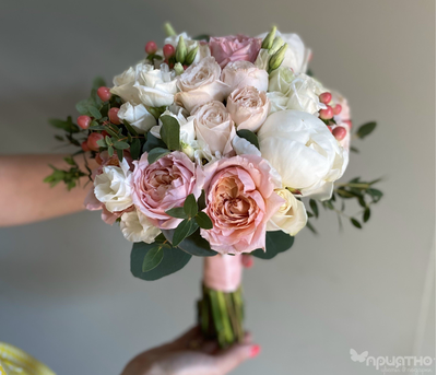 Букет невесты & Бутоньерка № 1361