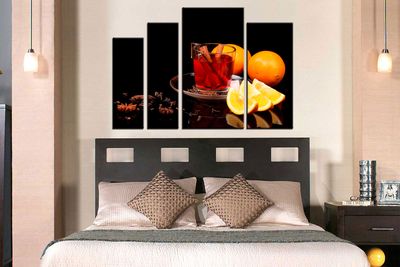 Модульная картина "Серьезный натюрморт"