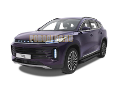Пороги Start Black для Exeed TXL 2021-