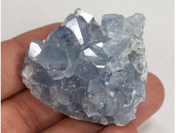 Целестин голубой, друз кристаллов, Мадагаскар (45*43*31 мм, 85 г) №36257