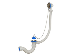 Сифон для ванны с переливом 1.1/2" А-4008 [30129]