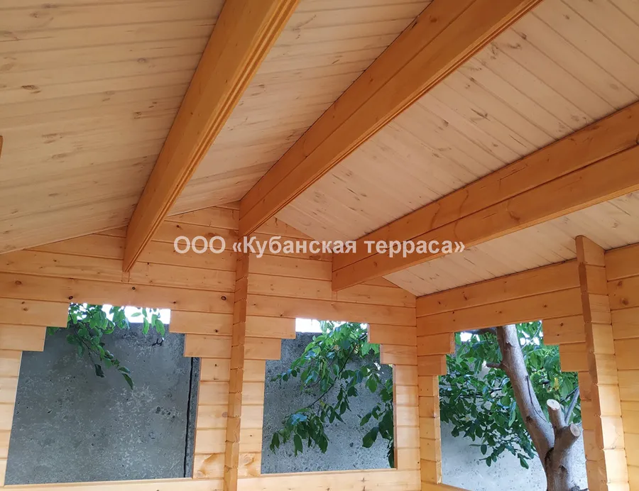 Беседка деревянная 2*3м