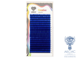 Ресницы синие (blue) Lovely - 20 линий - MIX