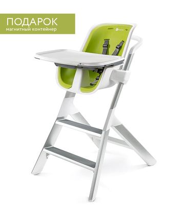 Стульчик для кормления 4moms High-chair белый/зеленый