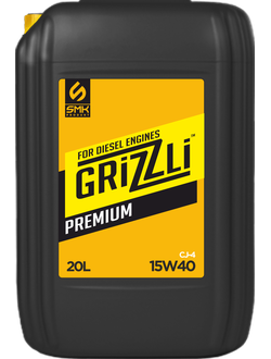 Grizzli Premium 15W-40 масло моторное CJ-4