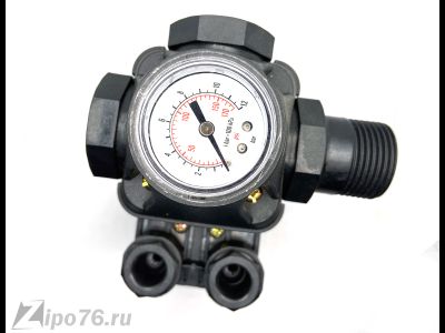 Реле насосной станции МС 8 с манометром в сборе