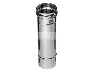 Дымоход 0,5м (430/0,8 мм) D 150 Ferrum
