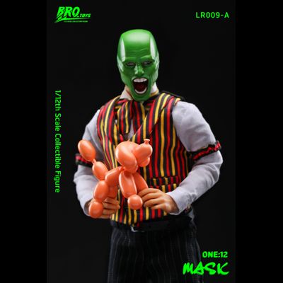 Маска, версия 1 (Стенли Ипкисс, "The Mask") - Коллекционная фигурка 1/12 SCALE Mask Action Figure (LR009A) - BROTOYS