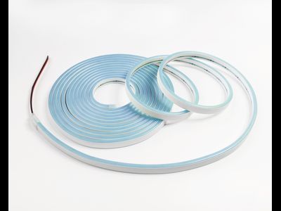 Гибкий светодиодный неон 2835 120LED/m 4.5х13х5000мм 12V IP67 LIGHT BLUE