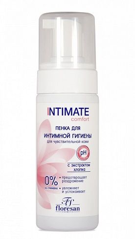 Флоресан Intimate Интимная ПЕНКА с экстрактом ХЛОПКА 150мл