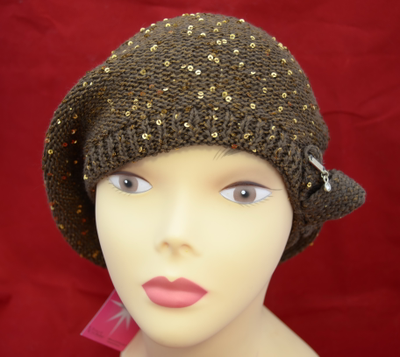 Вицио Италия летний берет коричневый женский