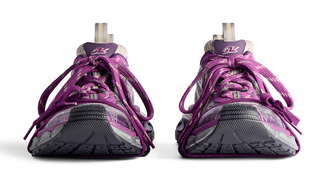 Balenciaga 3XL Trainers Purple Metallic Black женские