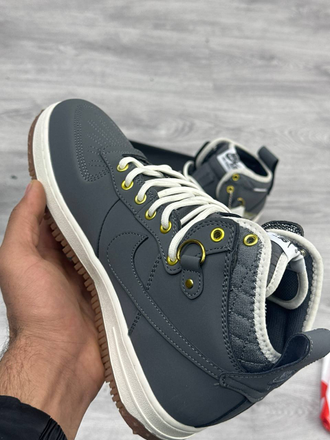 Nike Air Force 1 Duckboot Anthracite Gum Зимние