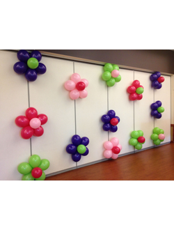 Цветы из шаров