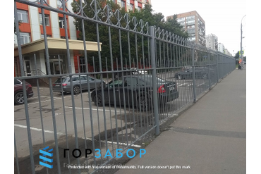 Производитель секционный забор с элементами ковки