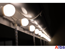 Белт-лайт 2 жилы, 20 см, БЕЛЫЙ, 50 метров, 250 шт