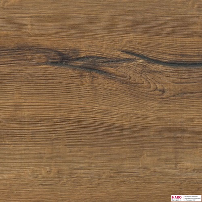 Декор ламината Haro Tritty 100 Gran Via Дуб Италика Дымчатый 530333 структура