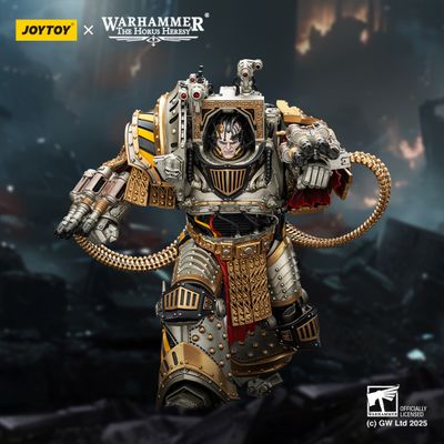 Пертурабо, примарх Железных Воинов (Warhammer Horus Heresy) - КОЛЛЕКЦИОННАЯ ФИГУРКА 1/18 Iron Warriors Perturabo, Primarch of the IVth Legion (JT01819) - JOYTOY