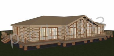 Гостевой дом для базы отдыха "Дом Охотника - 2", 465 м2