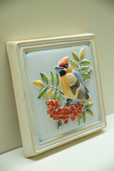 Свиристель (панно)