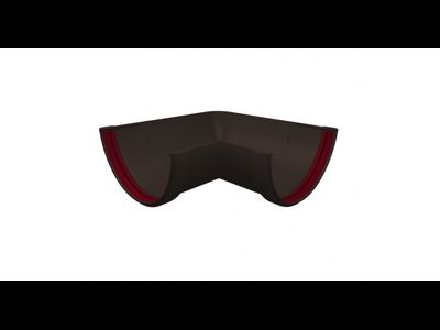 Угол желоба 90-150 град. универсальный ПВХ Grand Line Шоколадный, коричневый, графит, бордо, зеленый