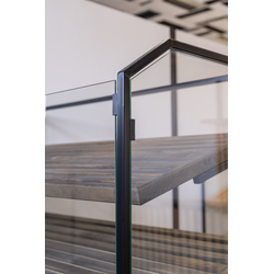 (ЗЕМТЕК0300) Хлебная витрина "ZEMTEK" с 2-мя наклонными полками