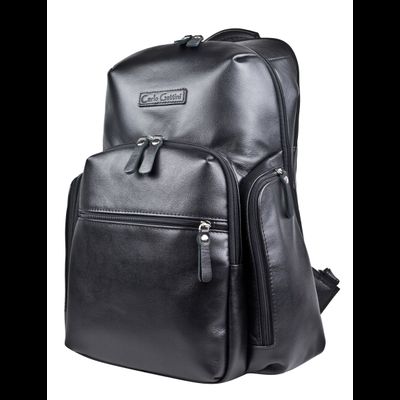 Кожаный рюкзак Bertario black (арт. 3102-01)