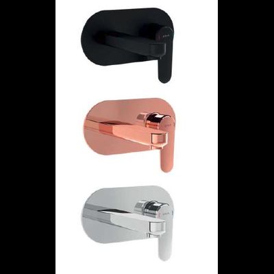 Встроенный смеситель для раковины, настенный, хром, VitrA Root Round, A42721EXP