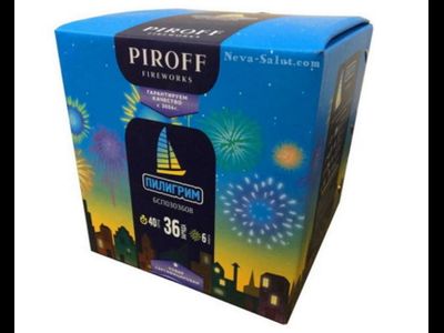Батарея салютов ПИЛИГРИМ БСП0303608 PIROFF | Neva-Salut.com