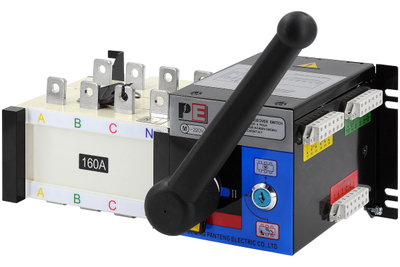 Реверсивный рубильник АВР (устройство автоматического ввода резерва) SHIQ5-160 4P, 019924