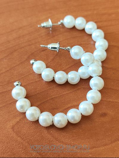 Модель: АЛ-251. Серьги витые кольца.