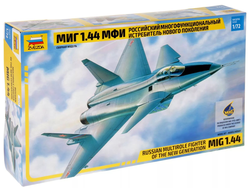 Сборная модель: (Звезда 7252) Российский многофункциональный истребитель нового поколения МиГ 1.44 МФИ