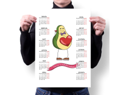 Календарь настенный #30 на День влюблённых, 14 февраля