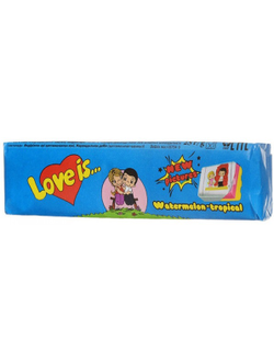 LOVE IS жевательная конфеты со вкусом Арбуз Тропик 25гр (12)*18