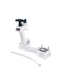 Ручной насос для унитаза в комплекте с основанием